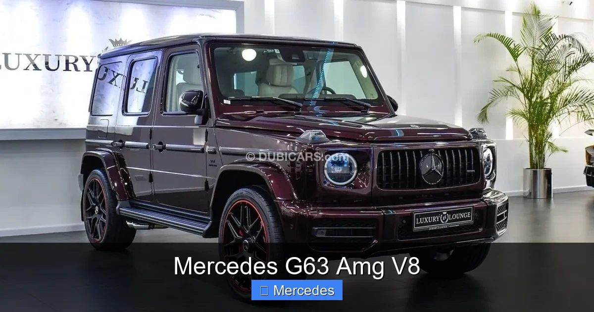 Mercedes G63 Amg V8