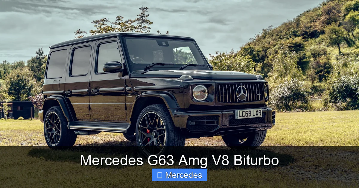 Mercedes G63 Amg V8 Biturbo