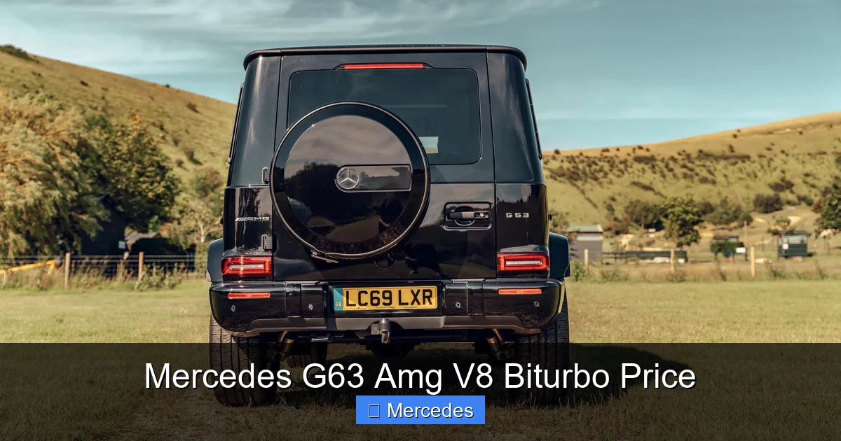 Mercedes G63 Amg V8 Biturbo Price