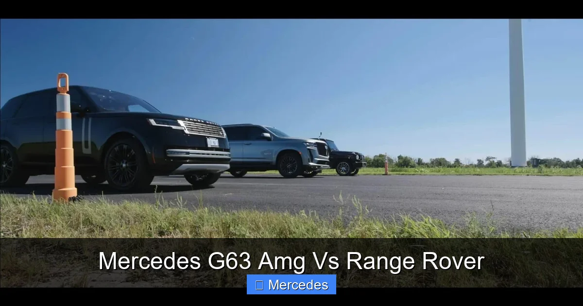 Mercedes G63 Amg Vs Range Rover