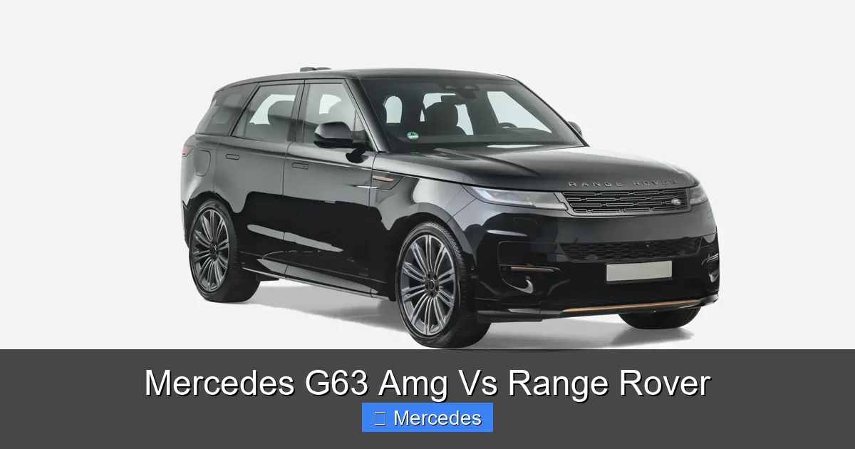 Mercedes G63 Amg Vs Range Rover