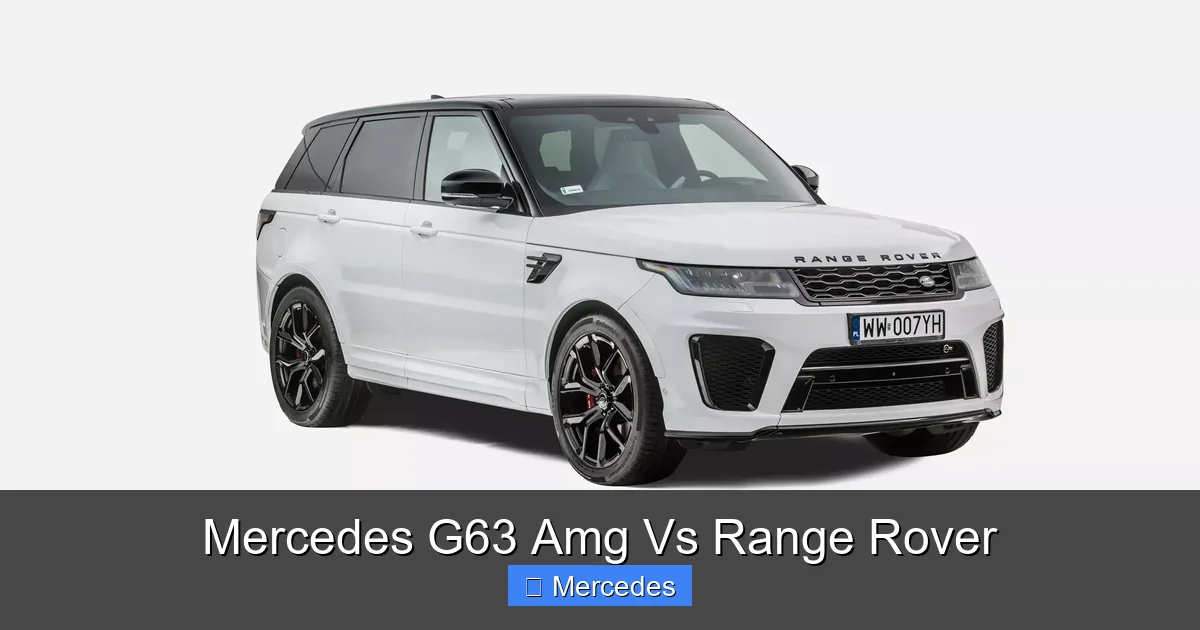 Mercedes G63 Amg Vs Range Rover