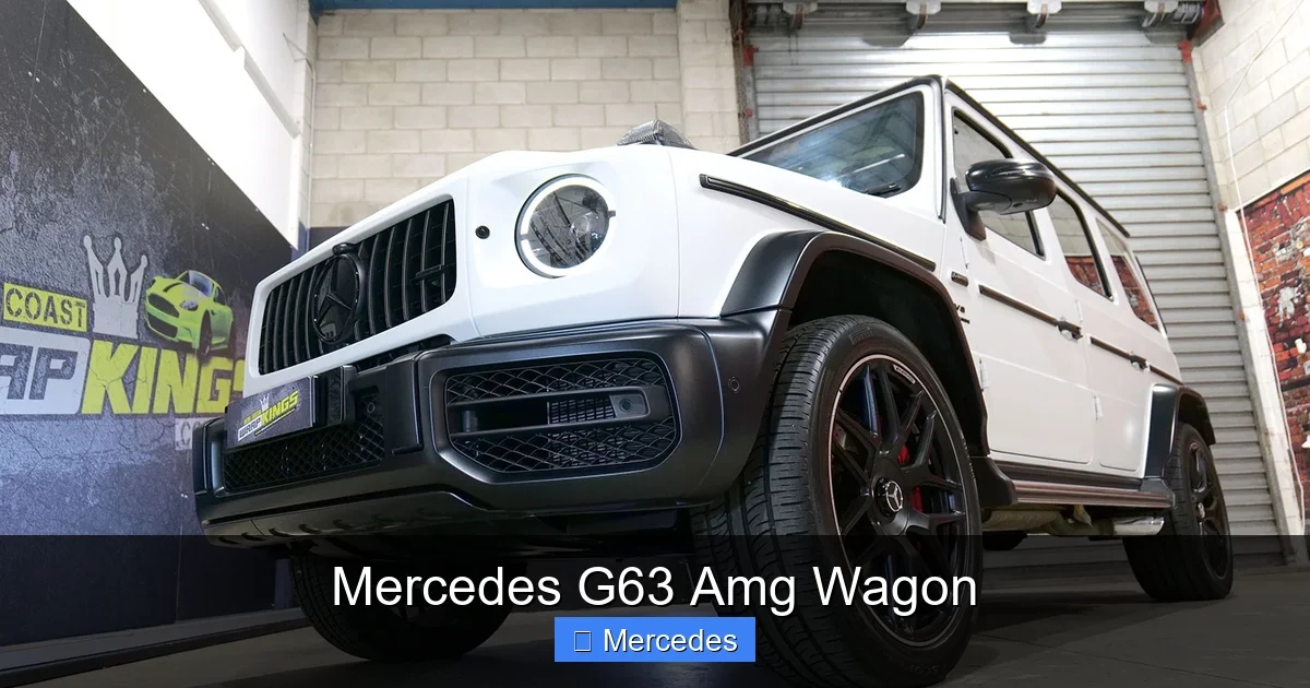 Mercedes G63 Amg Wagon