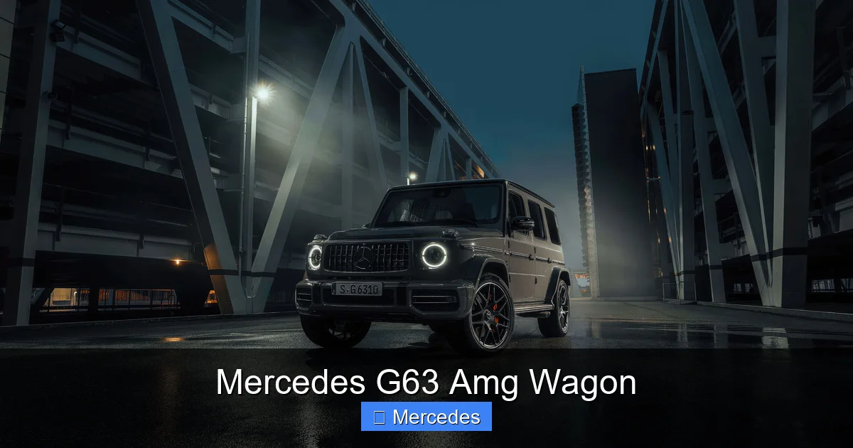 Mercedes G63 Amg Wagon