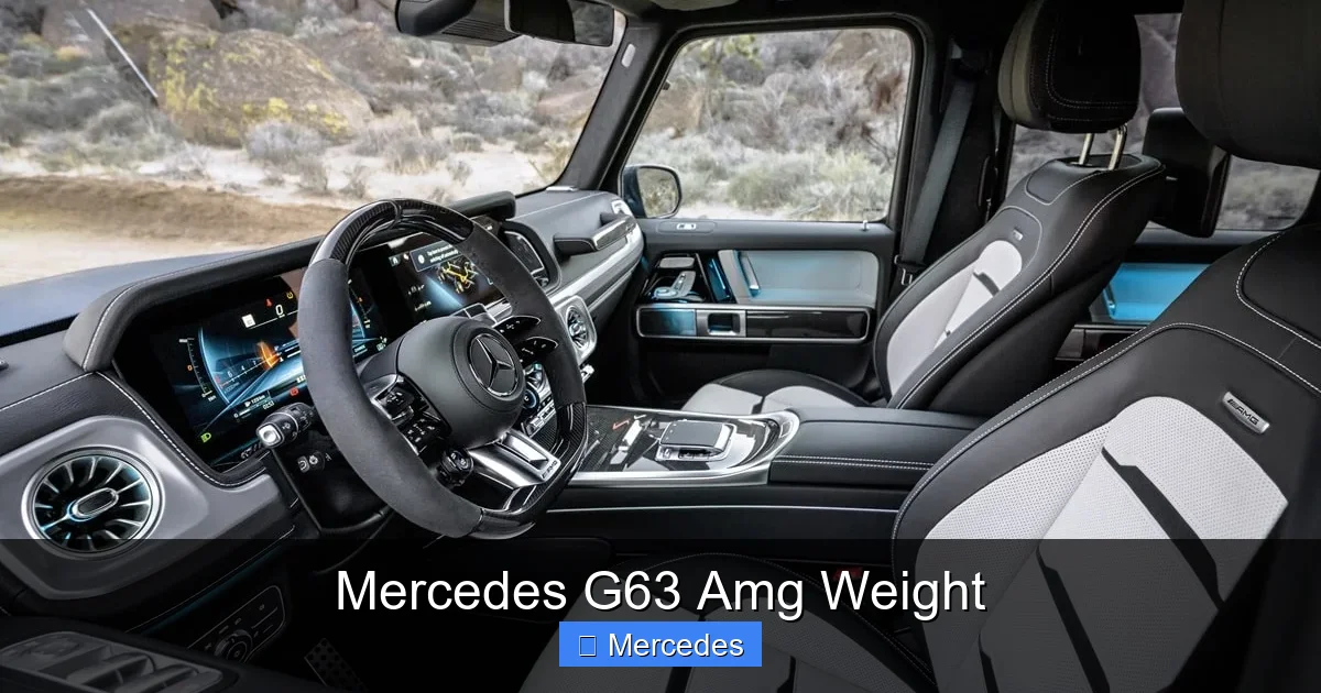 Mercedes G63 Amg Weight