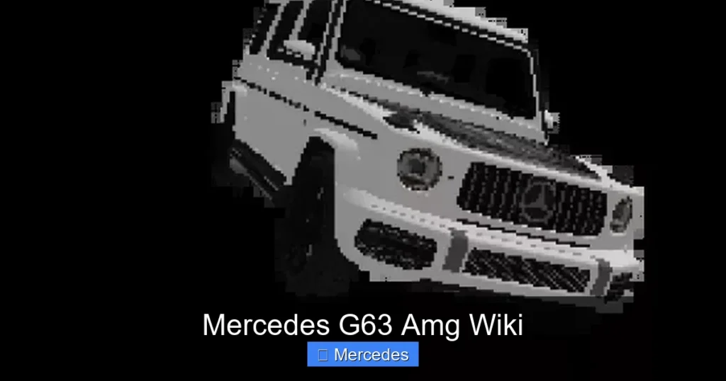 Mercedes G63 Amg Wiki