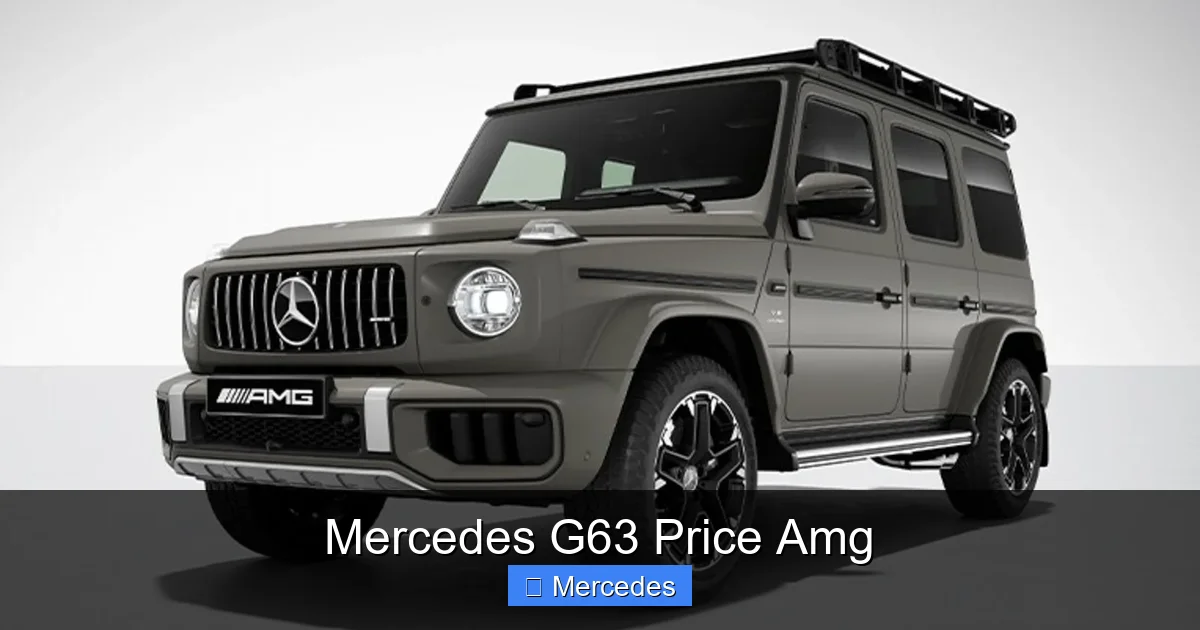 Mercedes G63 Price Amg