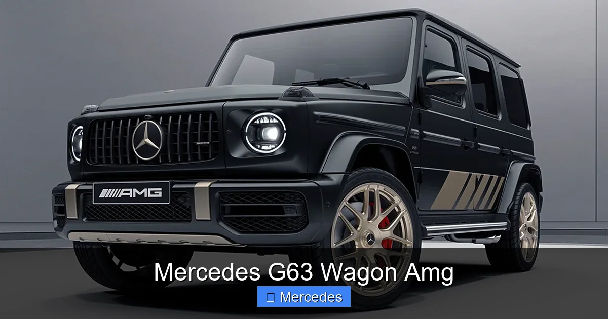Mercedes G63 Wagon Amg