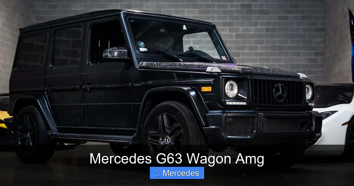 Mercedes G63 Wagon Amg
