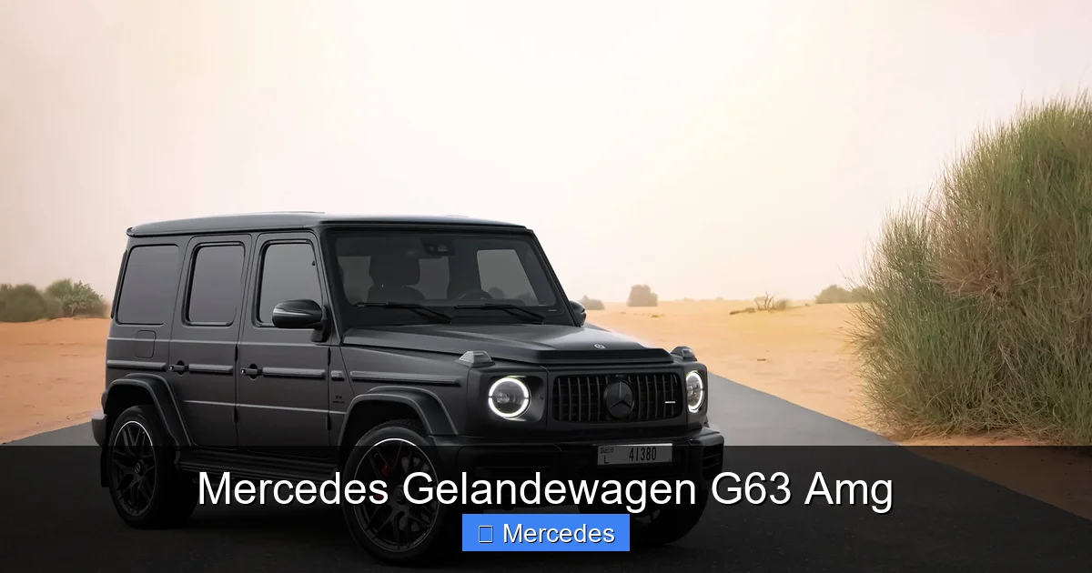 Mercedes Gelandewagen G63 Amg