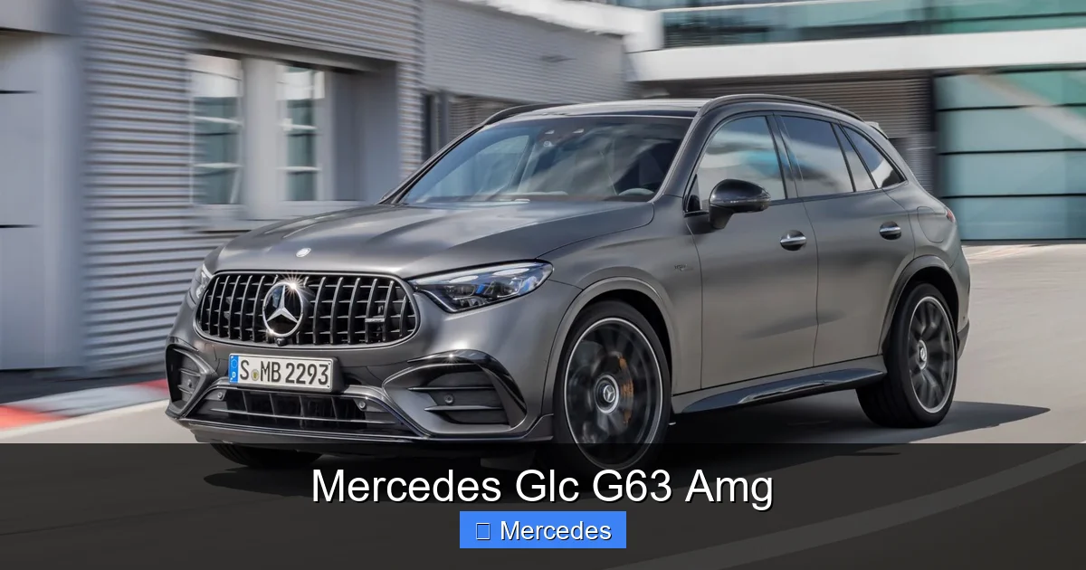 Mercedes Glc G63 Amg