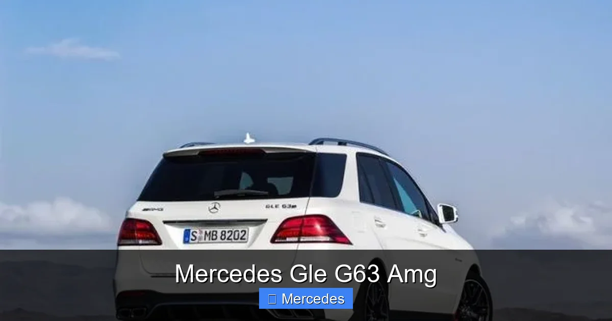 Mercedes Gle G63 Amg