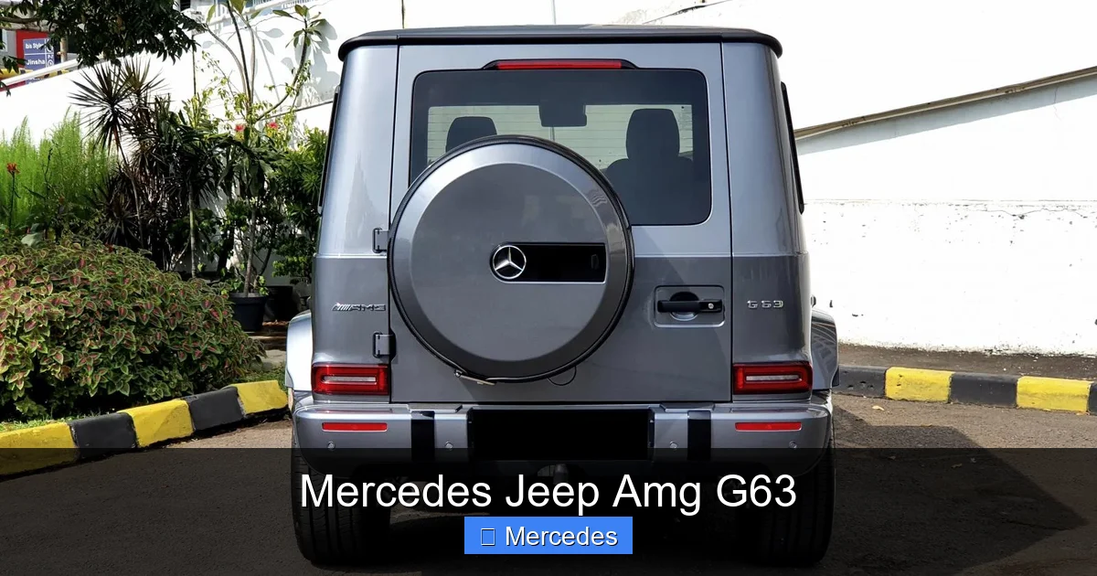 Mercedes Jeep Amg G63