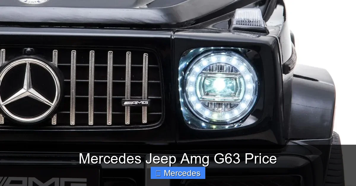 Mercedes Jeep Amg G63 Price