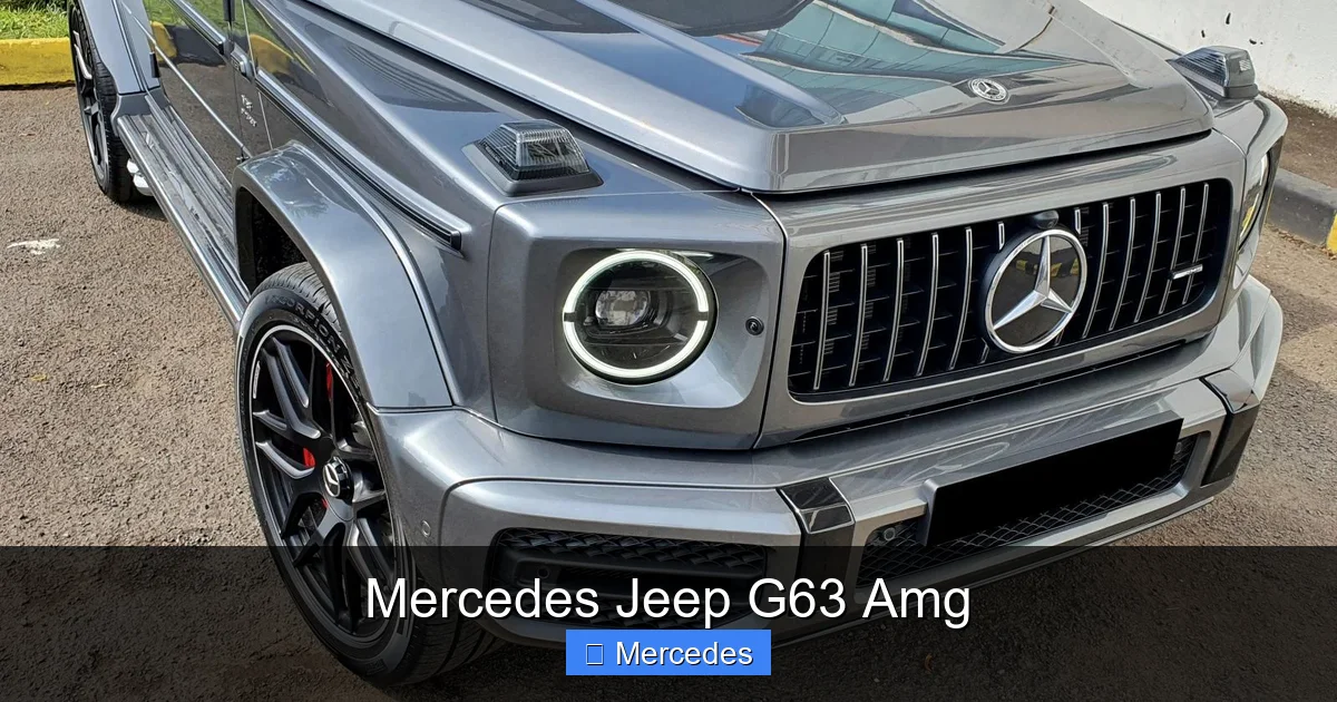 Mercedes Jeep G63 Amg