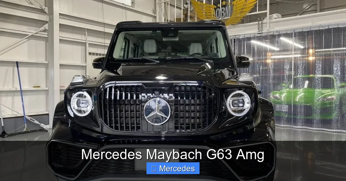 Mercedes Maybach G63 Amg