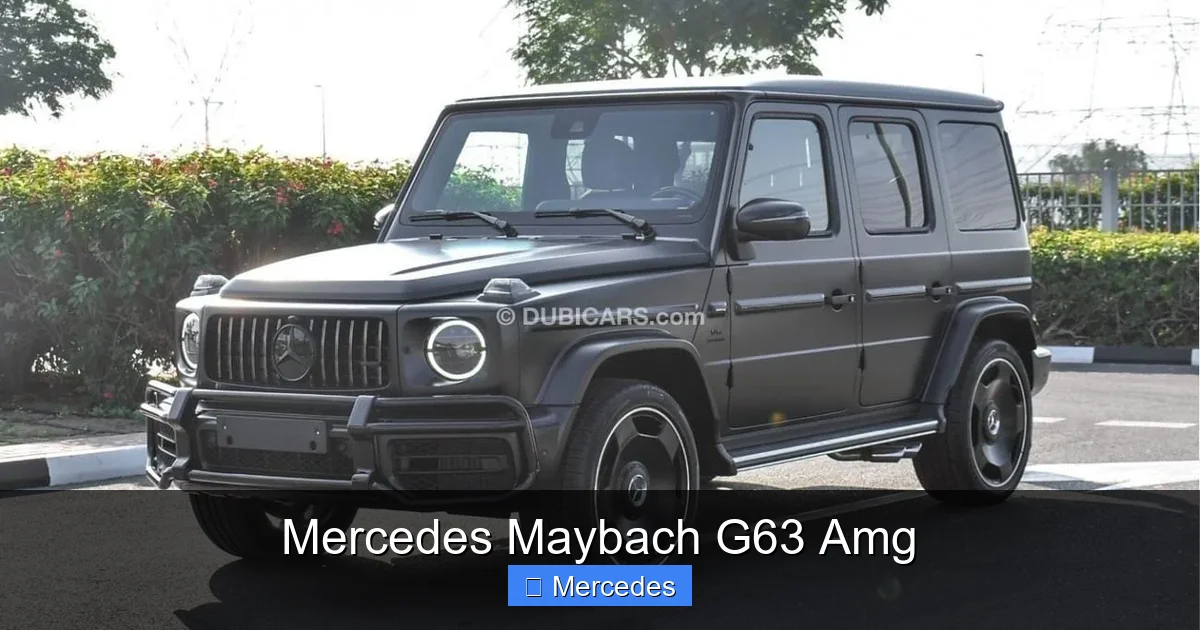 Mercedes Maybach G63 Amg
