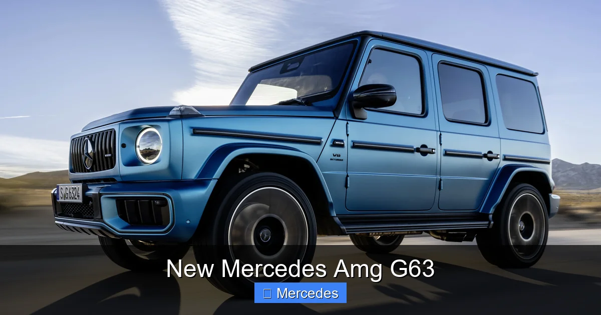 New Mercedes Amg G63