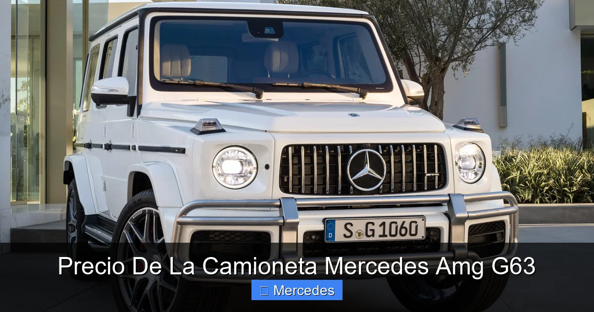 Precio De La Camioneta Mercedes Amg G63
