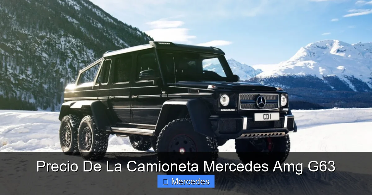Precio De La Camioneta Mercedes Amg G63