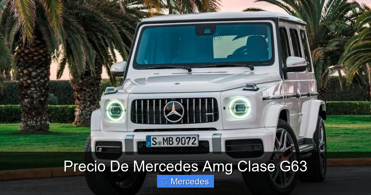 Precio De Mercedes Amg Clase G63