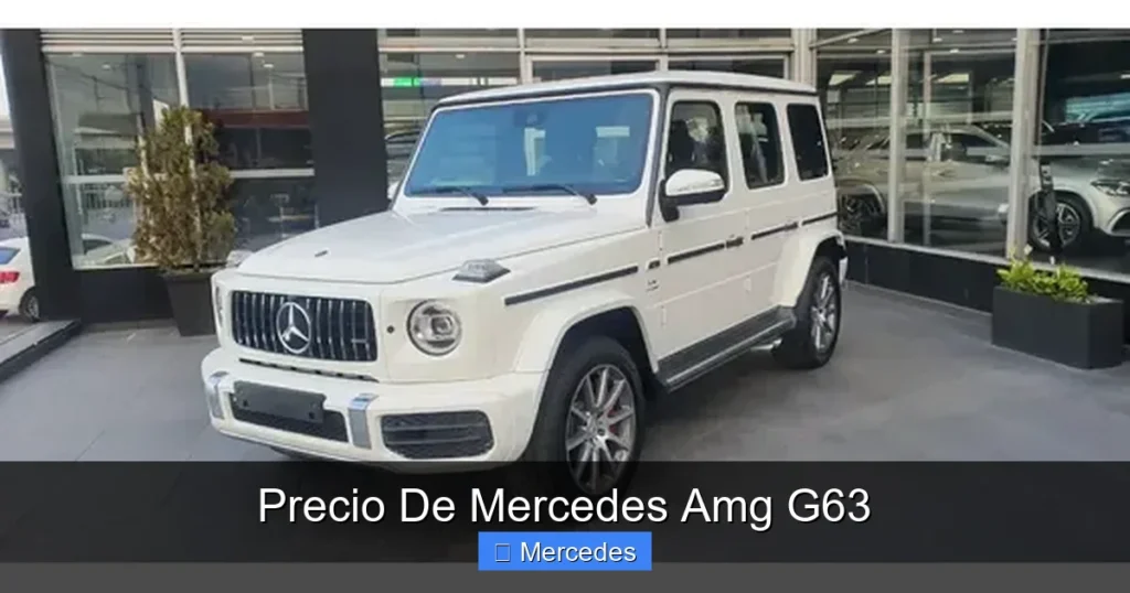 Precio De Mercedes Amg G63