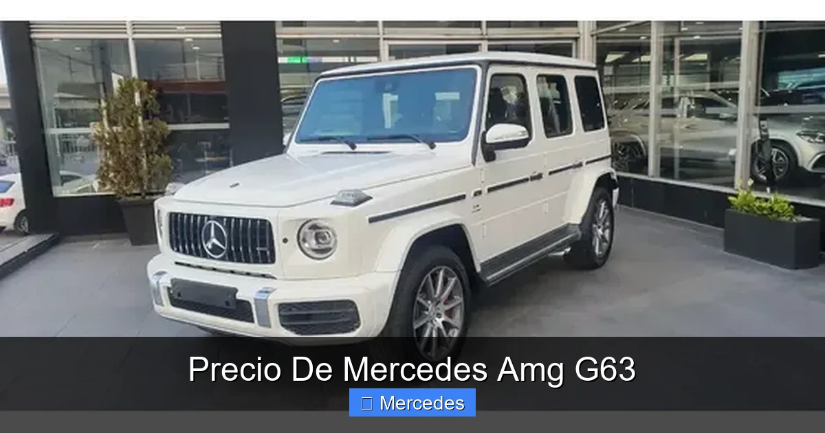 Precio De Mercedes Amg G63