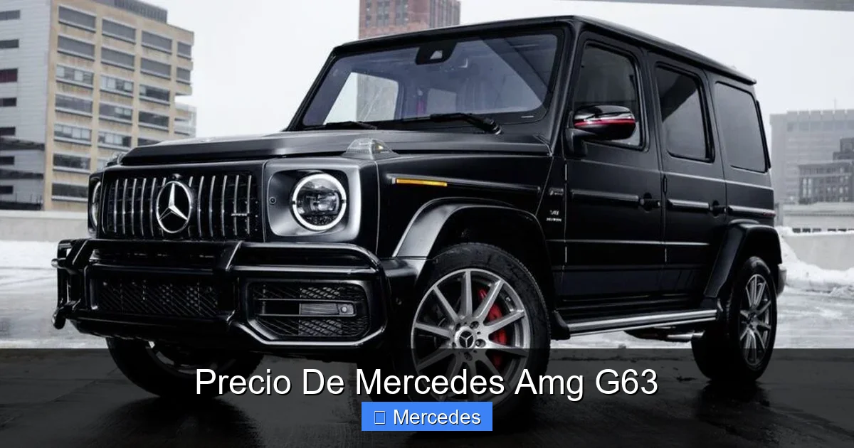 Precio De Mercedes Amg G63