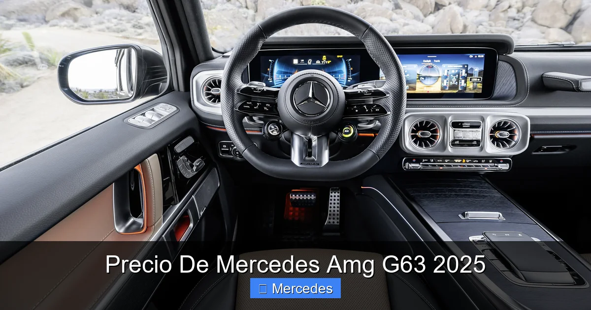 Precio De Mercedes Amg G63 2025