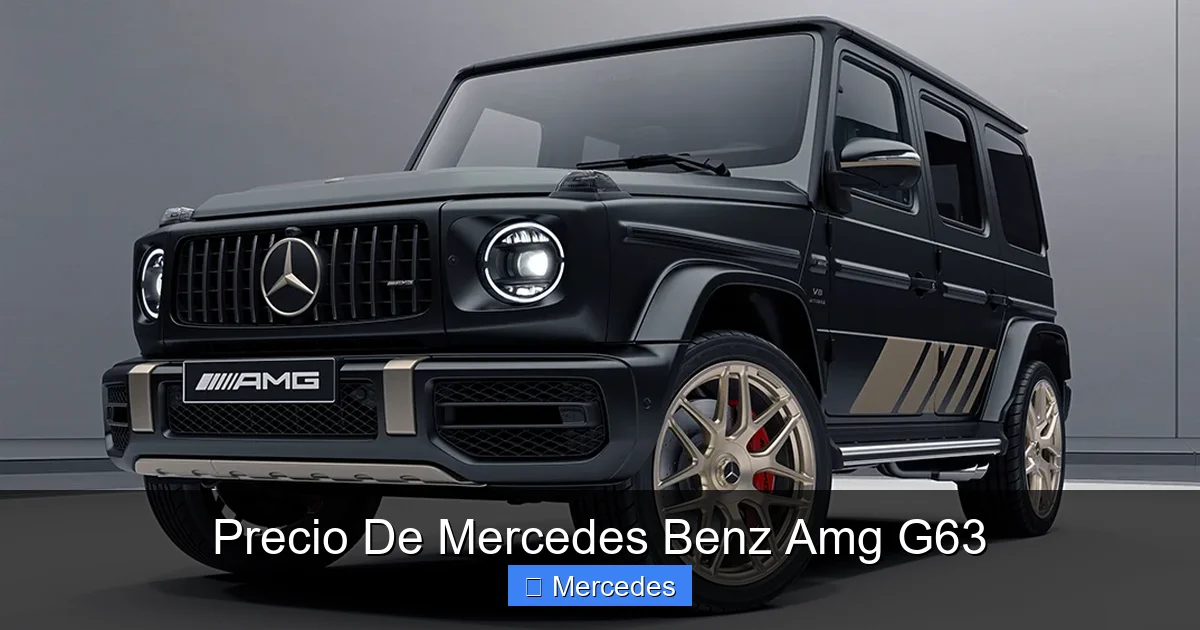 Precio De Mercedes Benz Amg G63