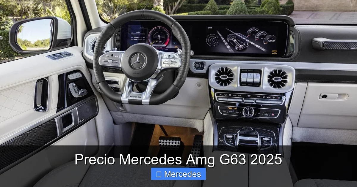 Precio Mercedes Amg G63 2025