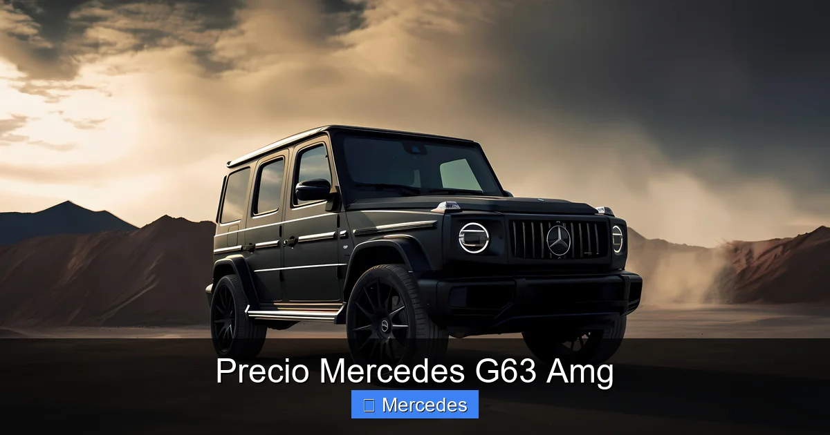 Precio Mercedes G63 Amg