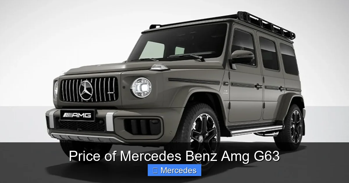 Price of Mercedes Benz Amg G63