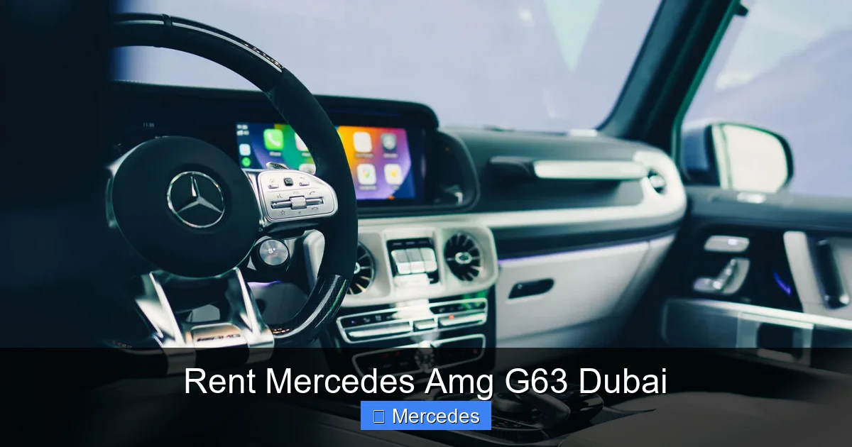 Rent Mercedes Amg G63 Dubai