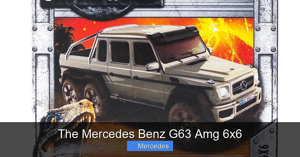 The Mercedes Benz G63 Amg 6x6