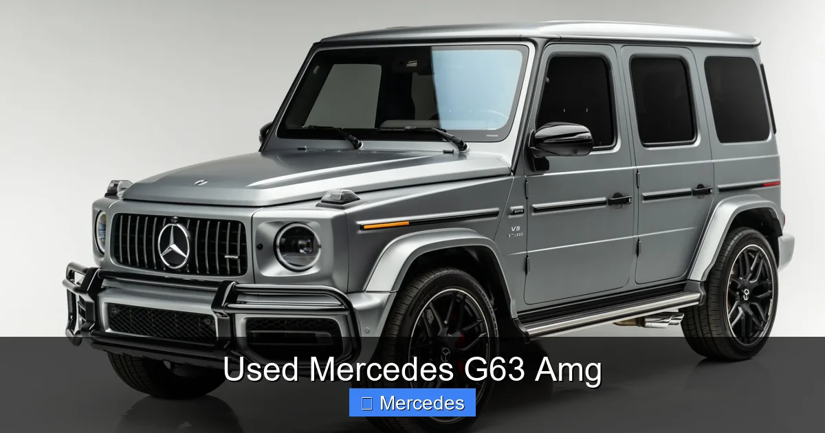 Used Mercedes G63 Amg