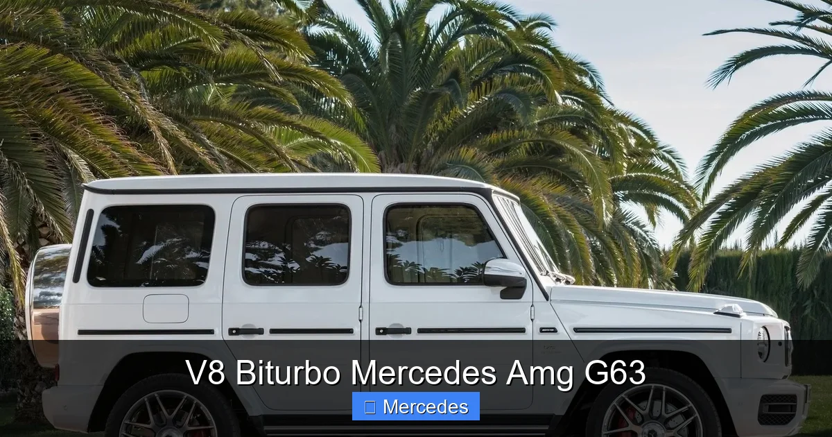 V8 Biturbo Mercedes Amg G63