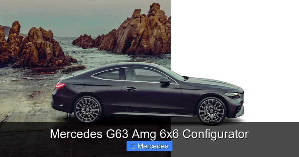 Mercedes G63 Amg 6x6 Configurator