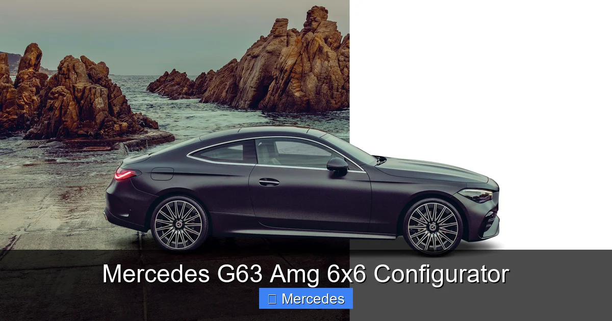 Mercedes G63 Amg 6x6 Configurator