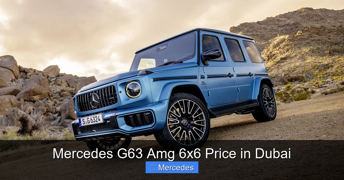 Mercedes G63 Amg 6x6 Price in Dubai